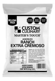 ADEREZO RANCH BOLSA POUCH CC 2KG