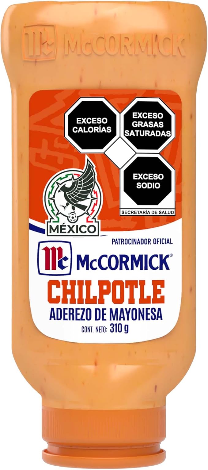 Mccormick Aderezo de Mayonesa Con Chilpotle Squeeze 310 g
