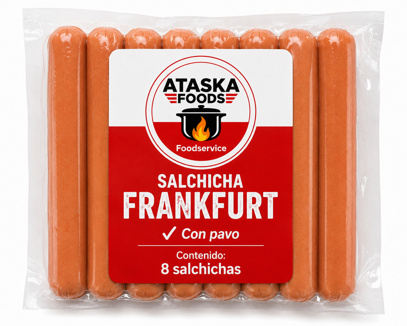 SALCHICHA FRANKFURT 8 PZ ATASKAFOODS